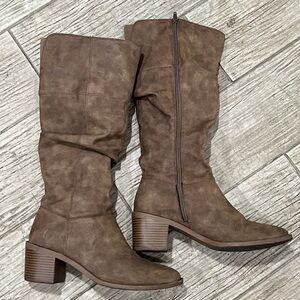 Style co Tall Brown Women's Boots